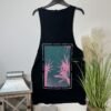 Black Graphic Sleeveless Vest Size S