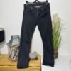 Black Slim Fit Button Close Jeans W34 L30