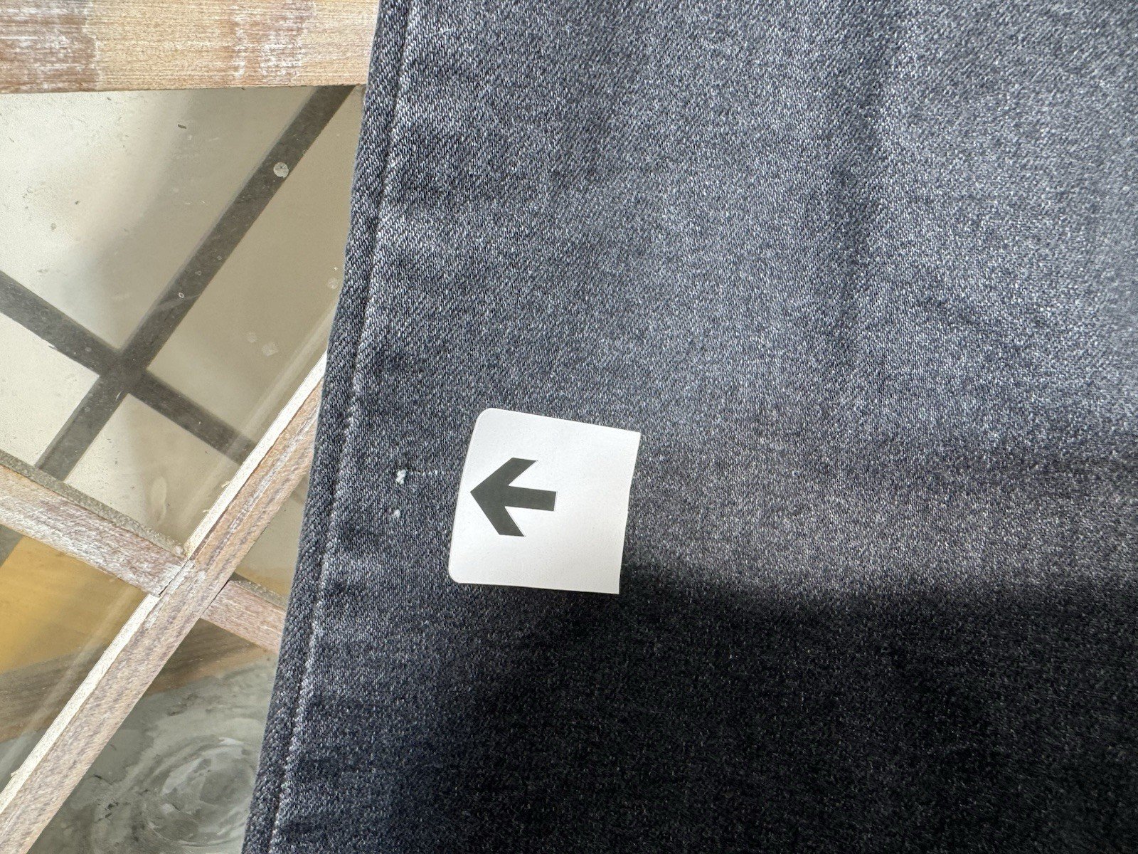 Black Slim Fit Button Close Jeans W34 L30