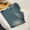 Bleach Washed Vintage Straight Button Close Jeans W34 L32