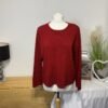 Bonmarche Redcurrant Acrylic Tight Knit Jumper Size L