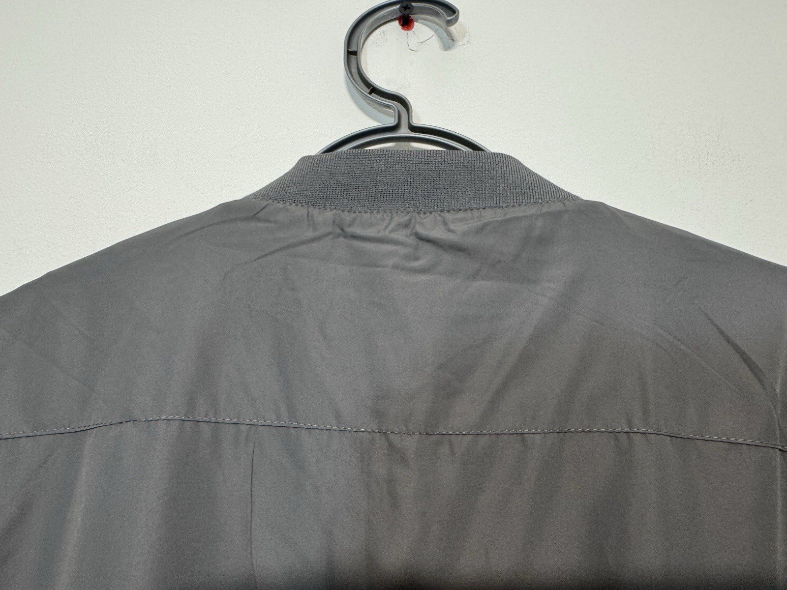Brave Soul Sanjay Size XL Grey Lined Bomber Jacket