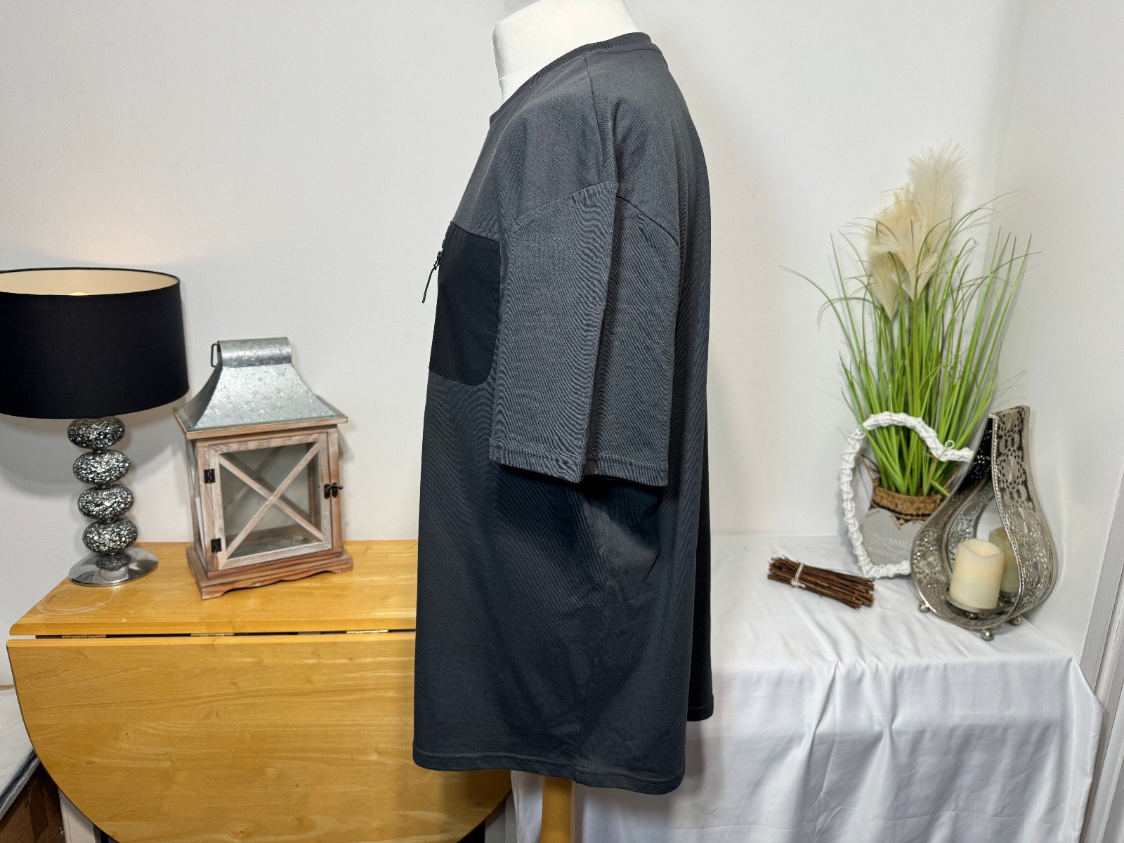 Charcoal Crew Neck T-shirt Size 2XL