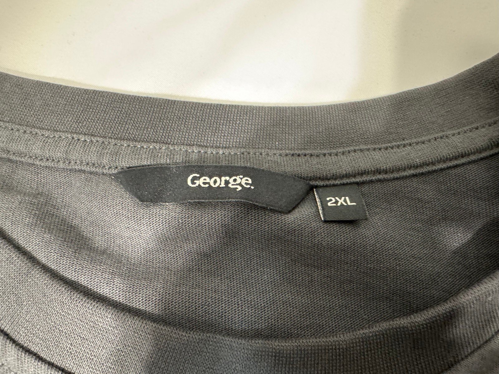 Charcoal Crew Neck T-shirt Size 2XL