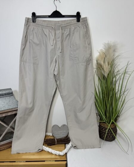 Cotton Traders Natural Elasticated Waist Chinos W36 L29