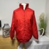 Current Seen Red Lined with hidden hood  Windbreaker Jacket Size 2XL
