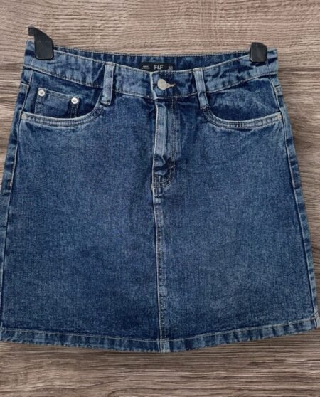 F&F Denim Skirt Size 8