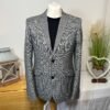Gianni Feraud Check Lined Wool Blend Blazer 40R