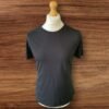 Guess Black T Shirt Round Neck And Short Sleeve Bottom/side Motif Size L