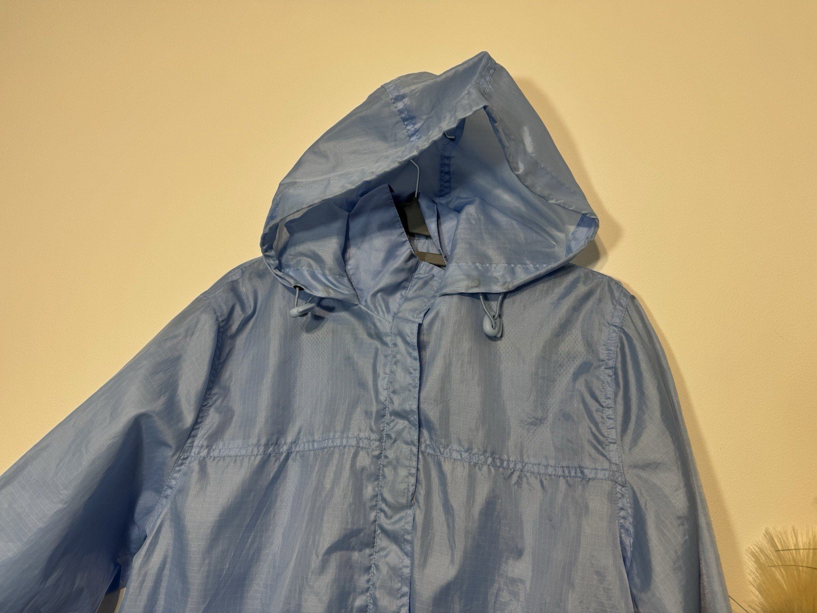 Ice blue showerproof Hooded Coat Size S