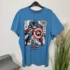Marvel Captain America Graphic Short Sleeve T-Shirt Size M