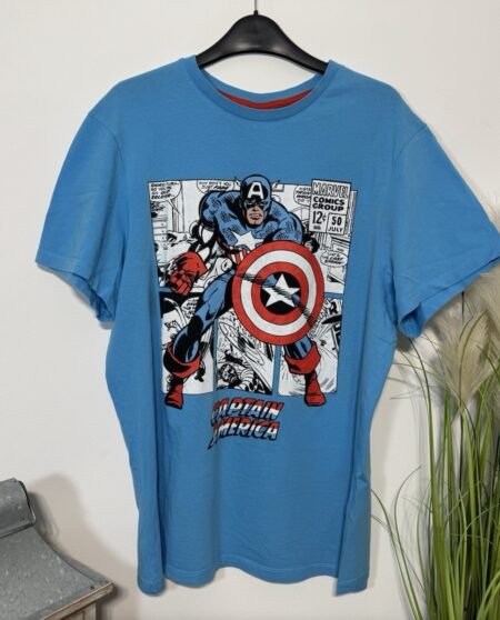 Marvel Captain America Graphic Short Sleeve T-Shirt Size M