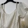 New Look Lacey Overlay Bardot Neckline Top Size 12