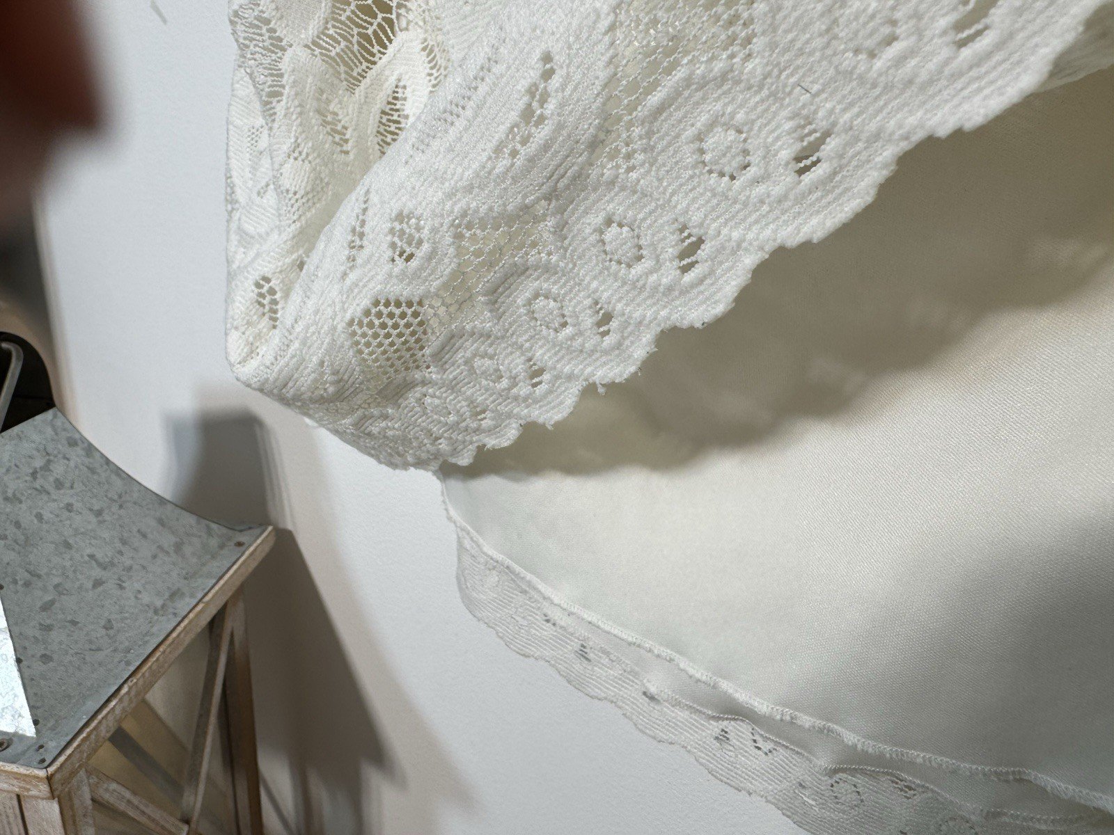 New Look Lacey Overlay Bardot Neckline Top Size 12