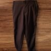 New Look Men Purple Trouser With Black Side Piping Zip/hook Eye Close Size 30R
