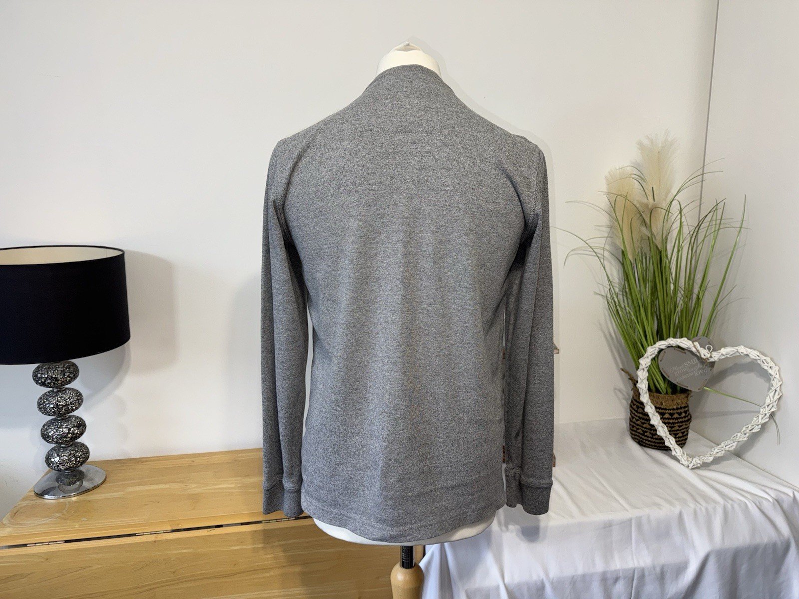 Next Grey Graphic Sweat Top Size M