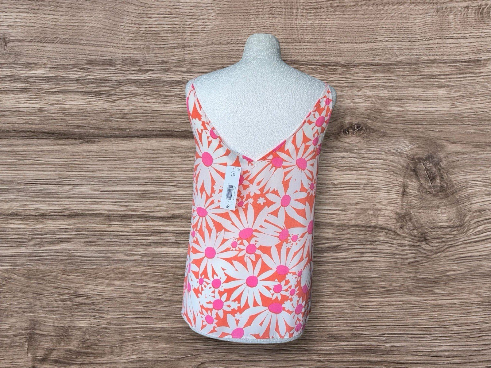 Papaya Floral Summer Fresh Cami Top Size 10
