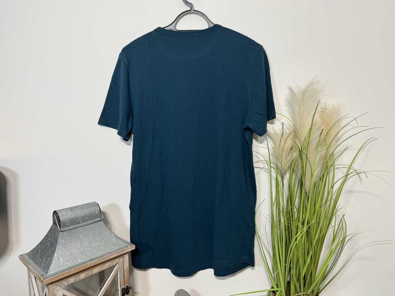 River Island Teal Graphic Short Sleeve T-Shirt Size M