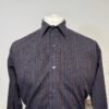 Rocola Charcoal Stripe Long Sleeve Shirt Neck 17