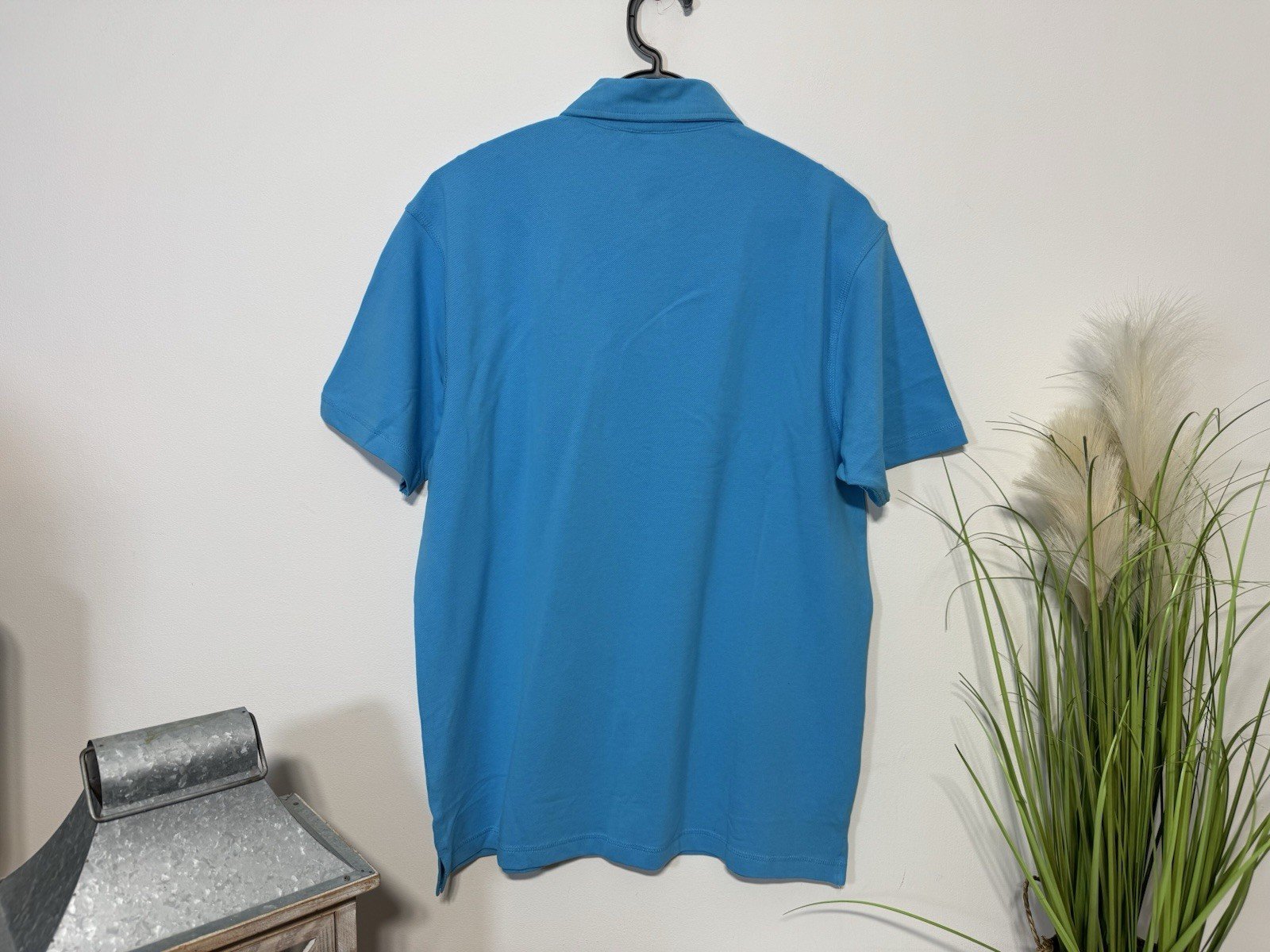 Skinnifit Sky Blue Pique Polo Top Size XL