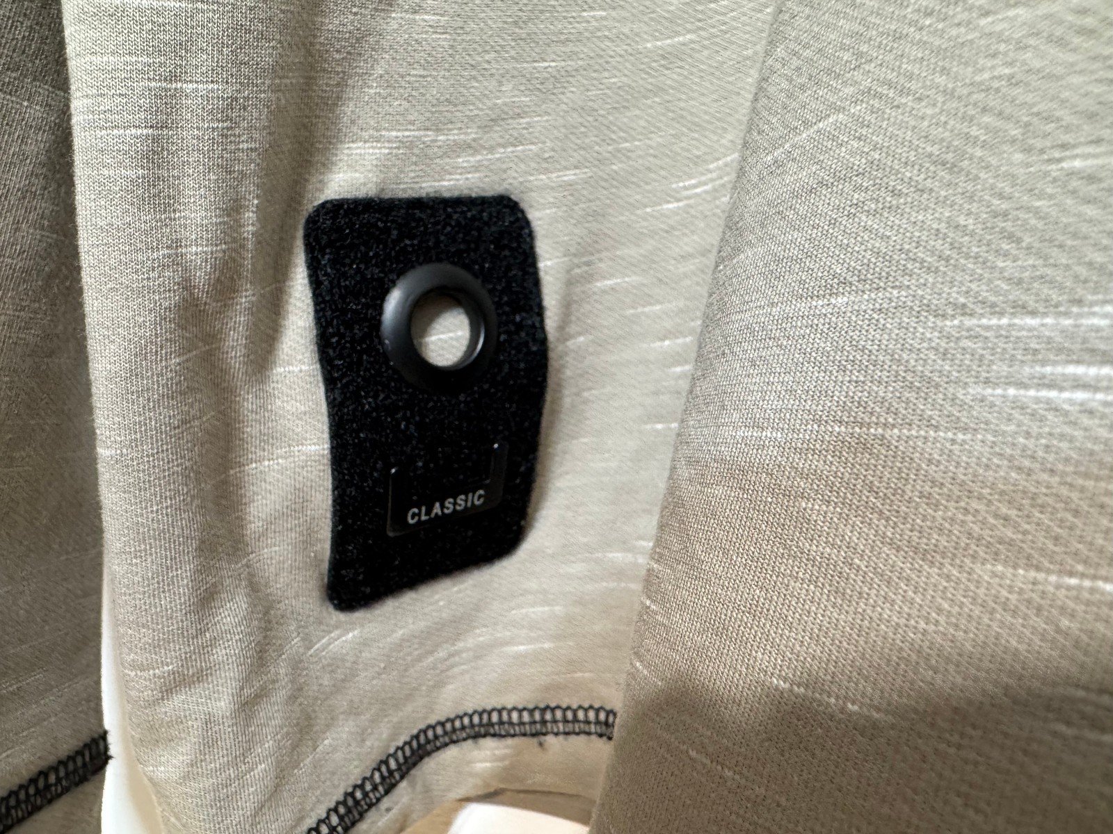 Taupe Graphic Round Neck relaxed Fit Long Sleeve top Size M/L