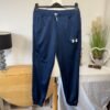 Under Armour Navy Fleece Lined Joggers Size YTH/XL Small Adult