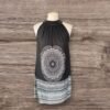 Who&Why Black Graphic Halter Beach Dress One Size