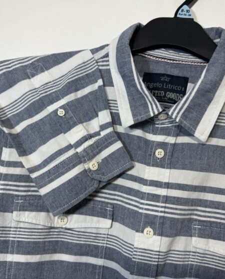 Angelo Litrico Stripe Long Sleeve Shirt Size L