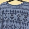 Blue Aztec Print Cap Sleeve Top Size 12