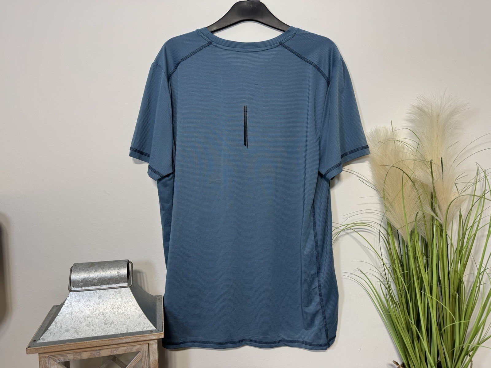 Crivit Ribbed Short Sleeve Gym Top Size L