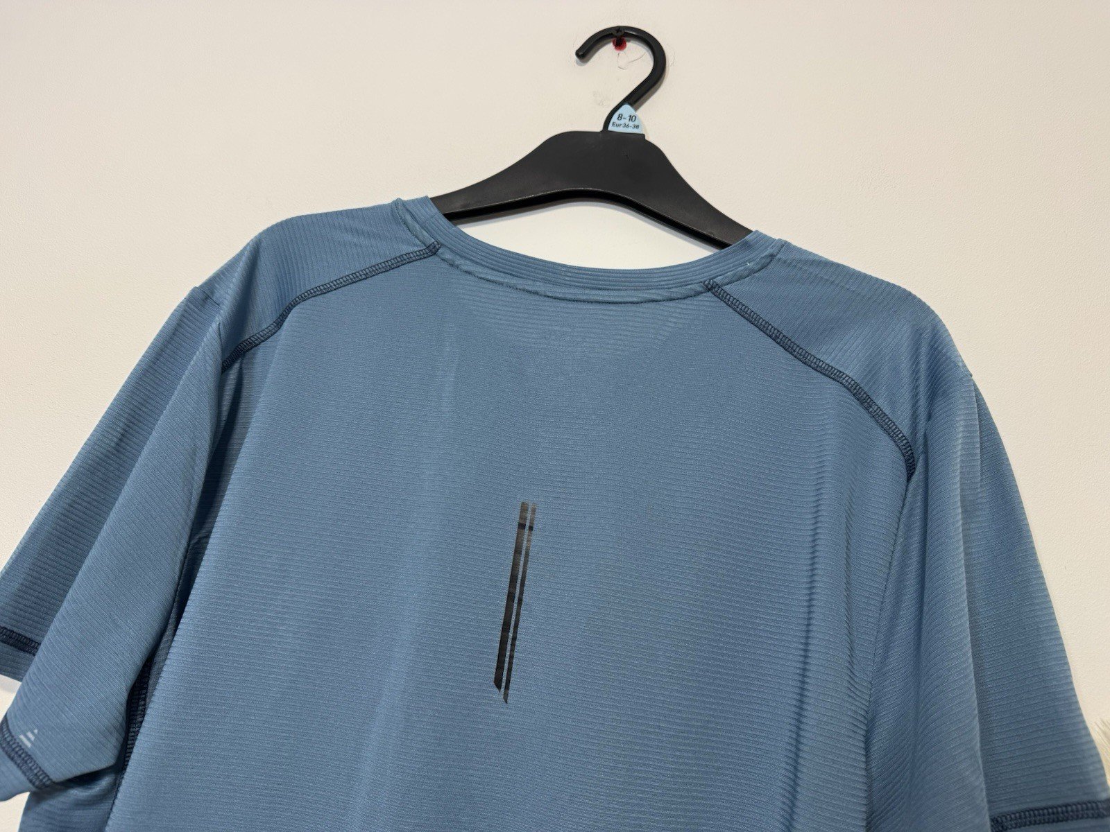 Crivit Ribbed Short Sleeve Gym Top Size L