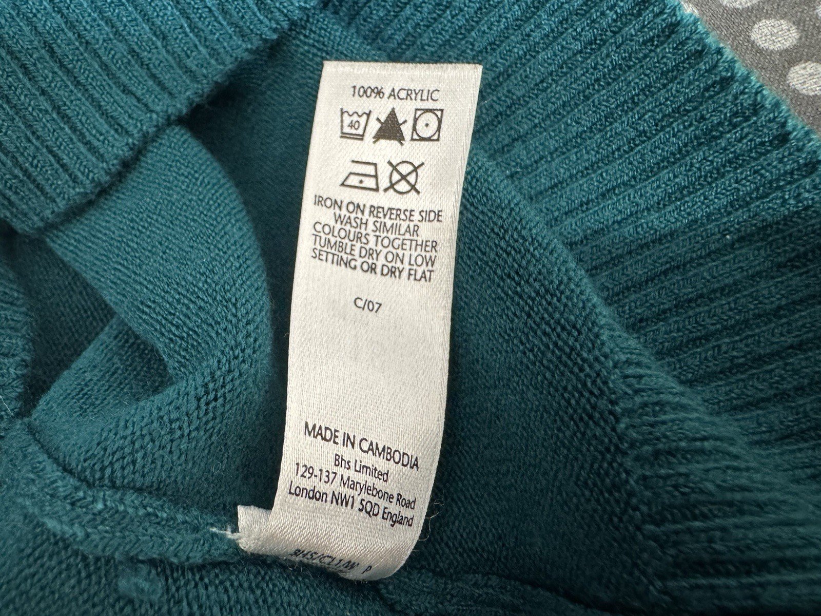 Dark Jade High Neck Fine Knit Short Sleeve Top Size 18