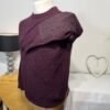 Dockers Deep Purple Wool Blend Crew Neck Jumper Size M