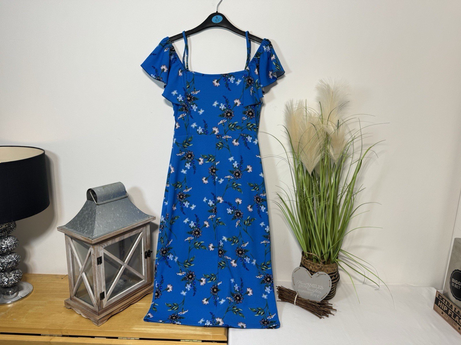 ENVY Floral Off The Shoulder & Straps Midi Dress Size 12