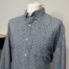 Easy Blue Check Heavy Woven Long Sleeve Shirt Size 3XL