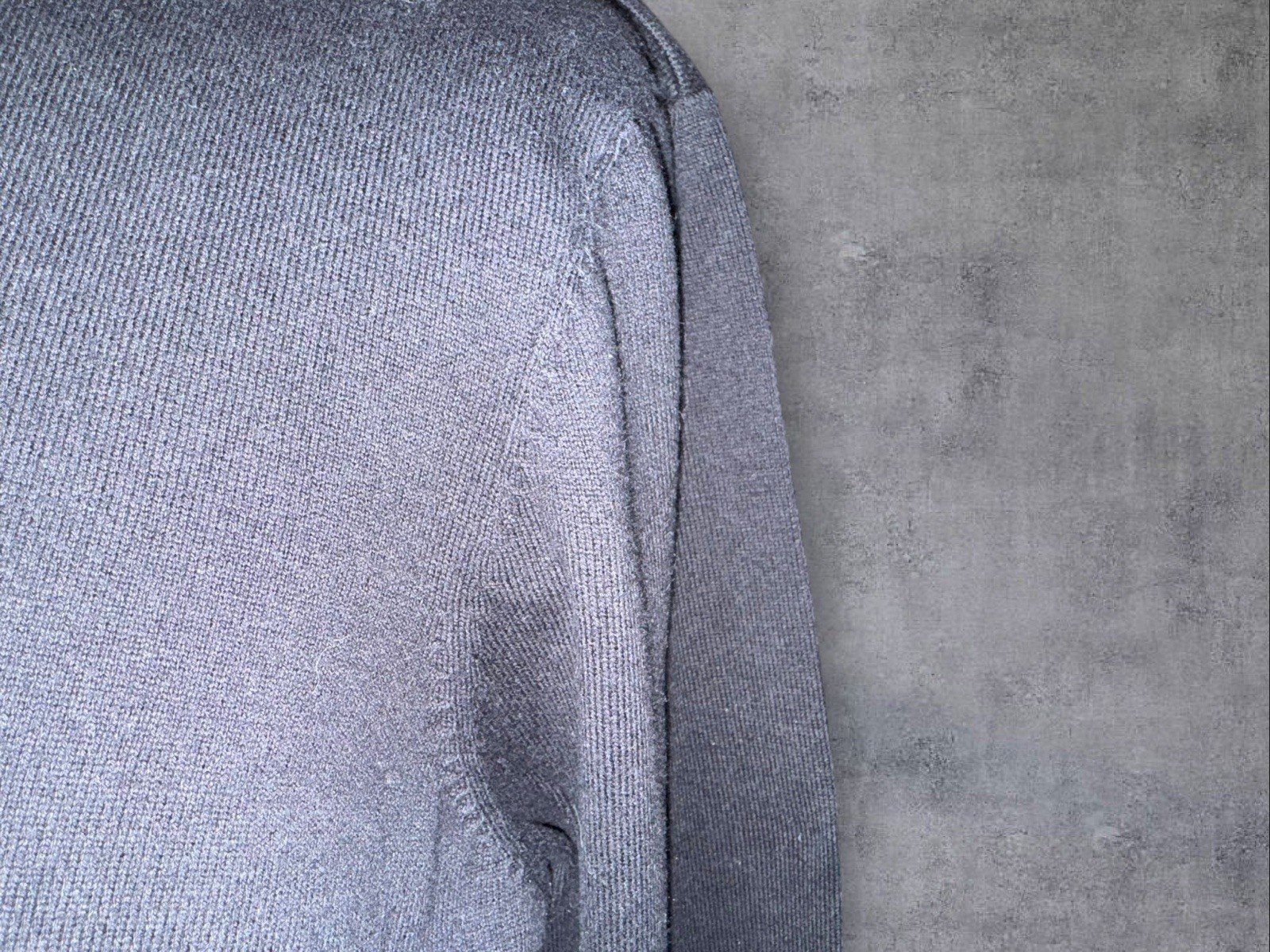 F&F Black Cotton Blend Tight Knit Crew Neck Jumper Size L