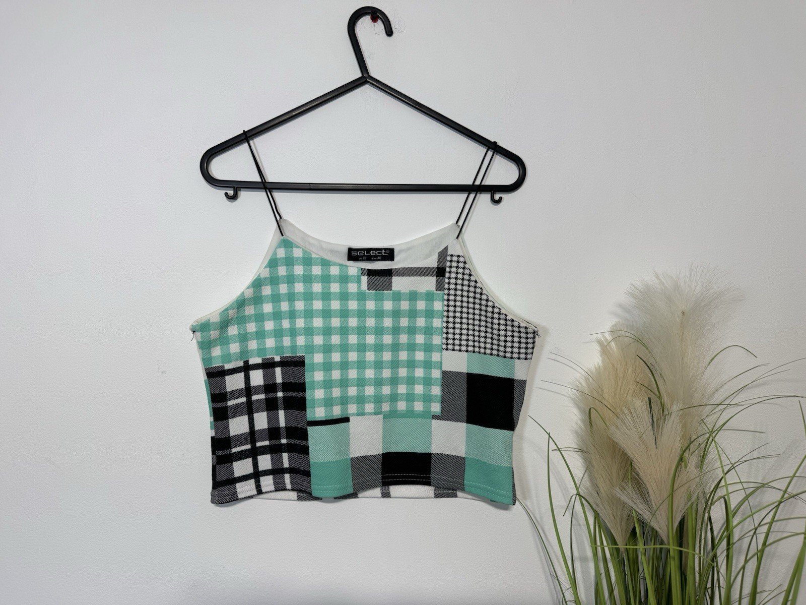 Geo Print Crop Cami Top Size 12