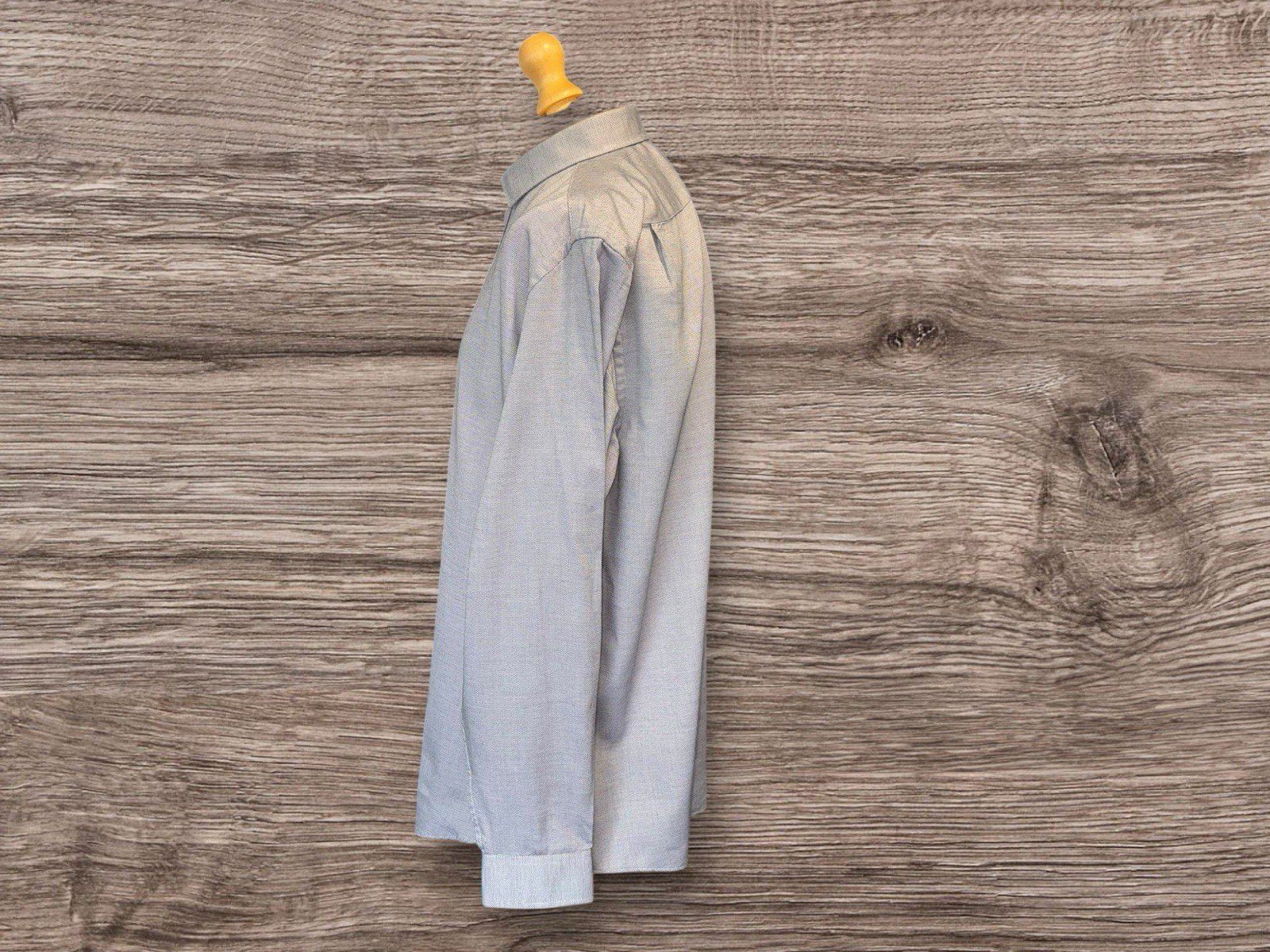 George Grey Textured Long Sleeve Shirt Neck 18