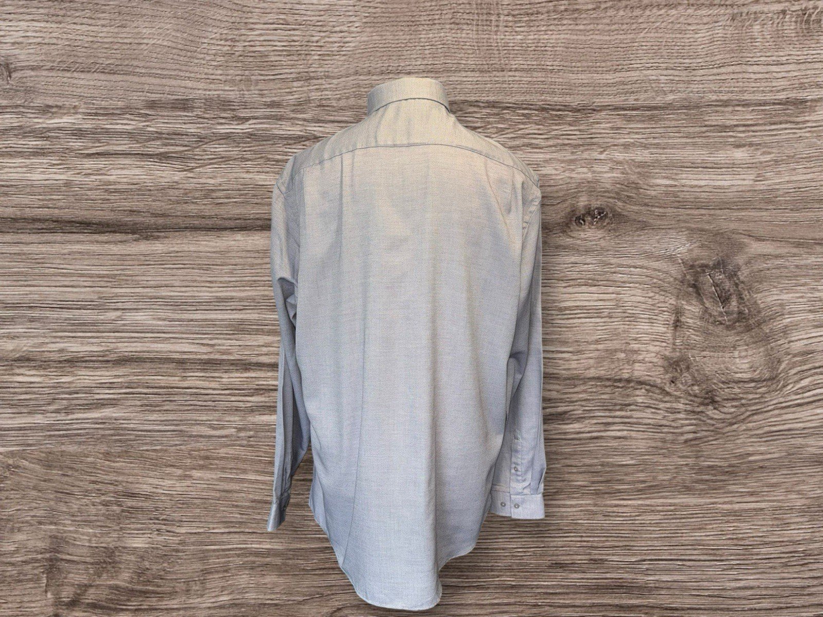George Grey Textured Long Sleeve Shirt Neck 18
