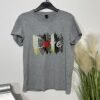 Grey Love Graphic Short Sleeve T-Short Size M