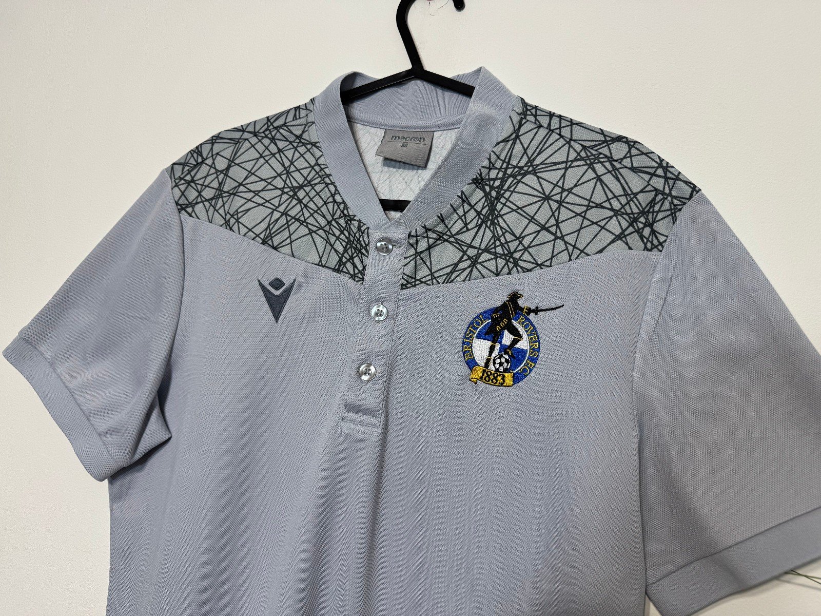 Macron Bristol Rovers Football Jersey Size M
