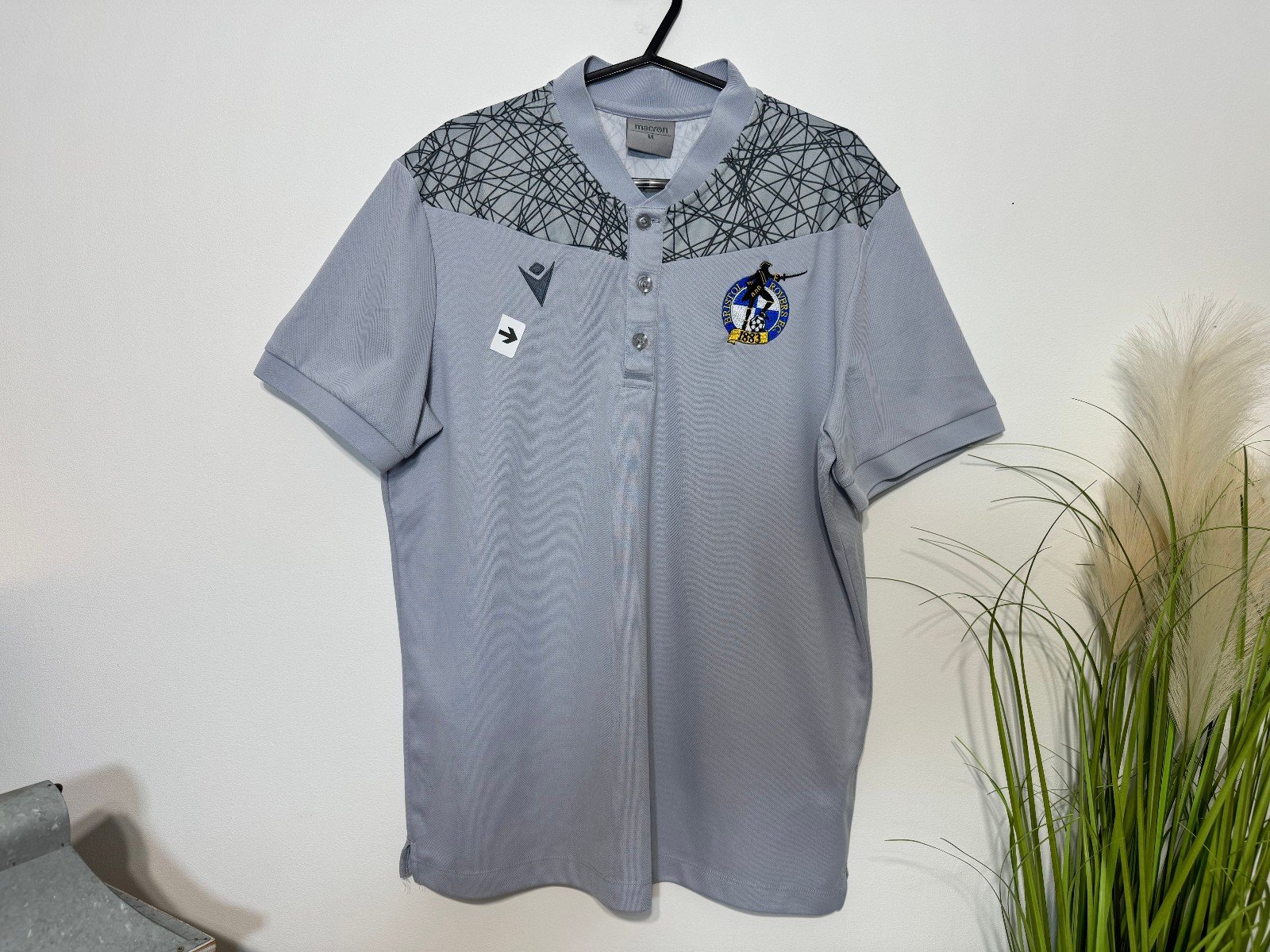 Macron Bristol Rovers Football Jersey Size M