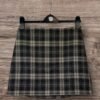 NEW Primark Check Mini Skirt Back Zip Close Size 12