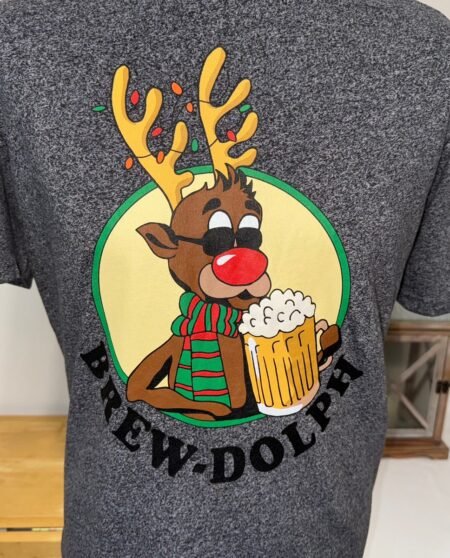 NEXT CHARCOAL FLECK CHRISTMAS GRAPHIC T-SHIRT M