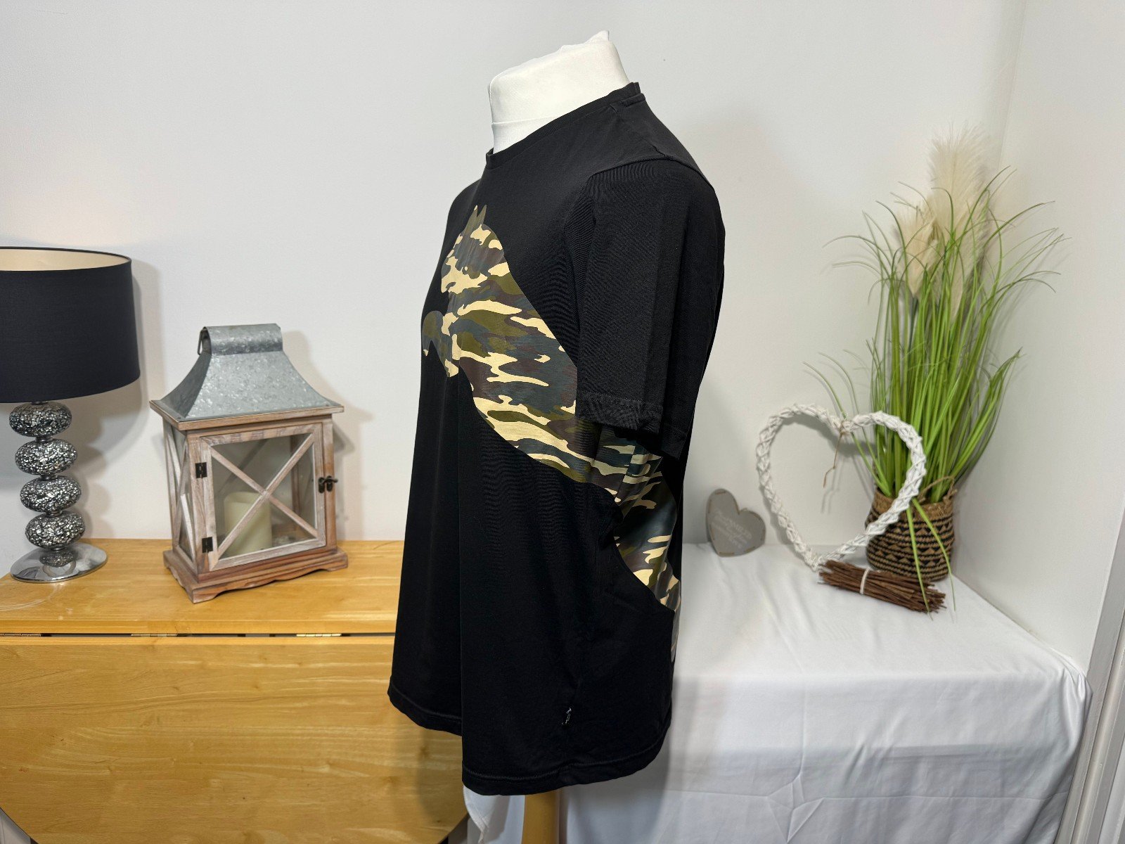 Puma Black graphic T-shirt Size L