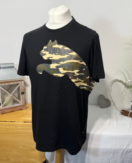 Puma Black graphic T-shirt Size L