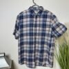 River Island Check Cotton Short Sleeve Shirt Size L