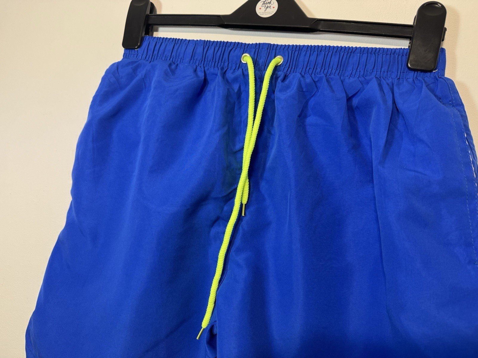 Royal Blue Mesh Lined Swim Shorts Size M