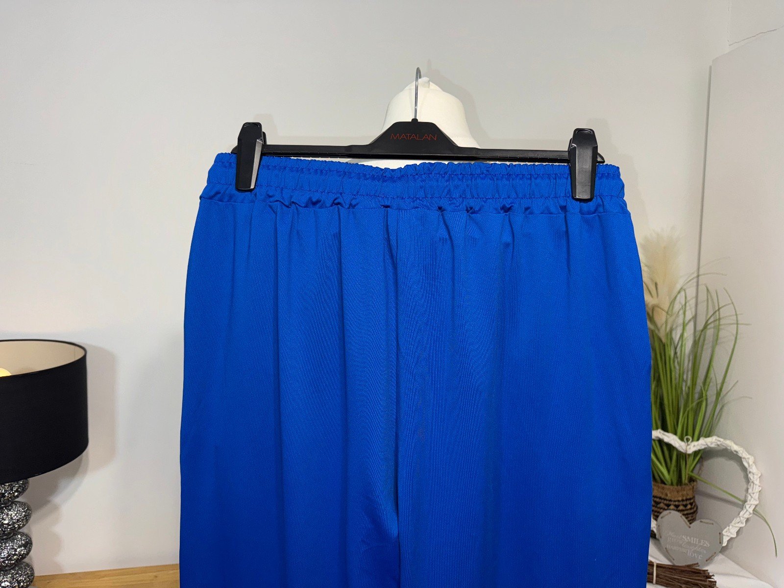 Royal Blue & White Relaxed Fit Straight Leg Joggers 2XL