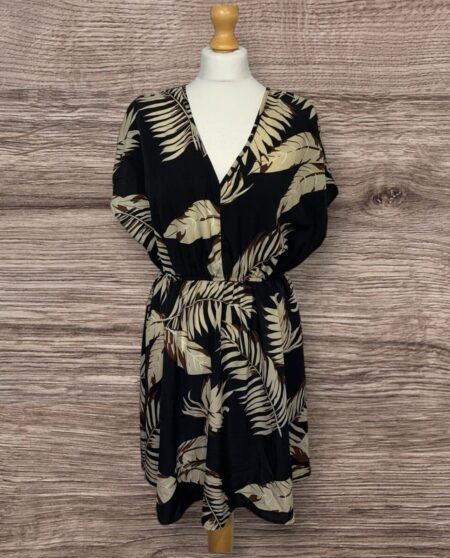 Shein Tunic V-neck Elasticated Waist Size 12